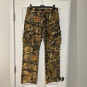 Men’s Cabela’s Seclusion 3D Realtree Fleece Camo Hunting Outdoor Pants Size 34